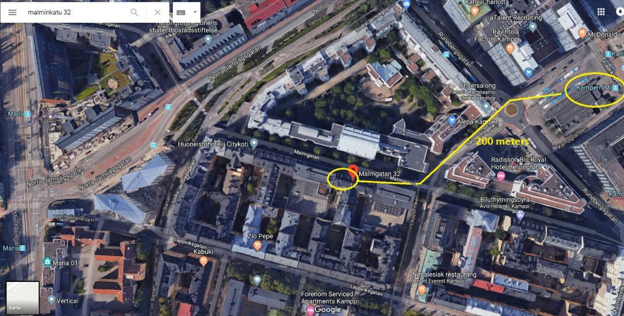 Studio In Helsinki City Center Apartment Bagian luar foto